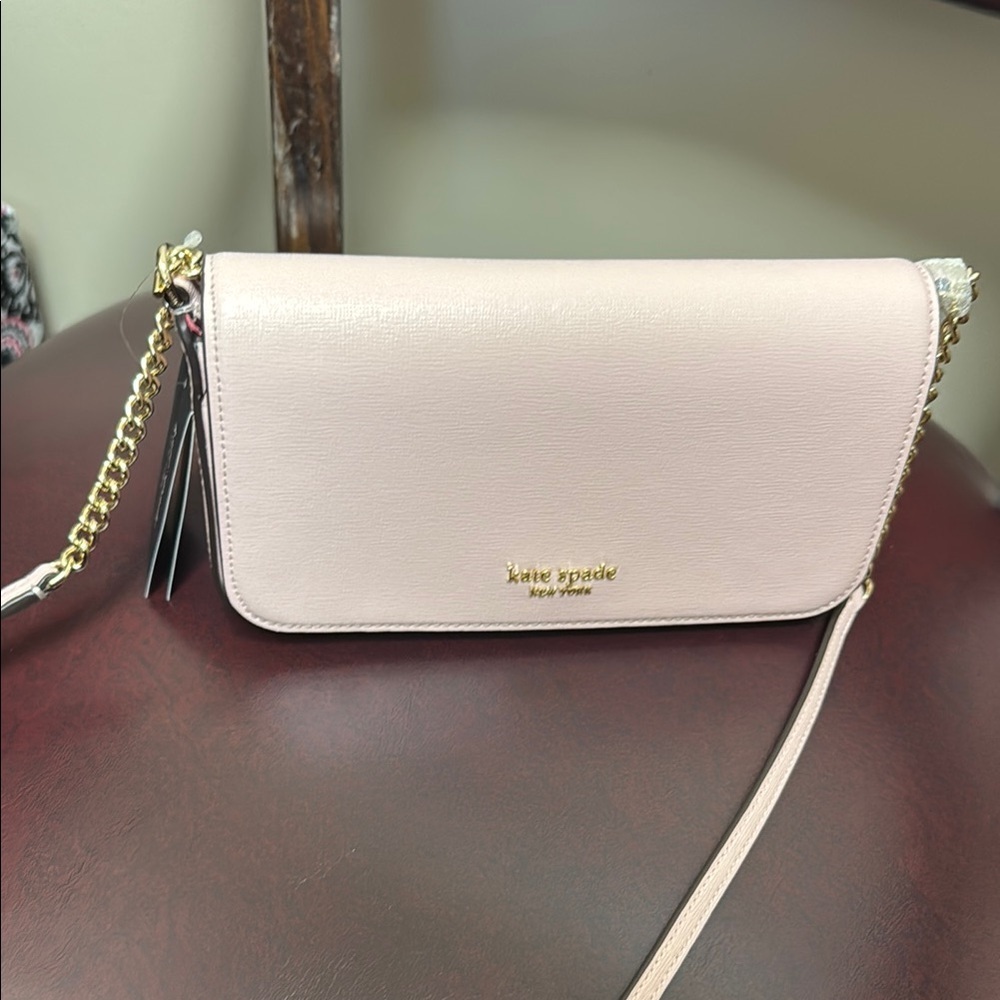 Kate Spade Devin Pink Crossbody Bag with Gold Hardware